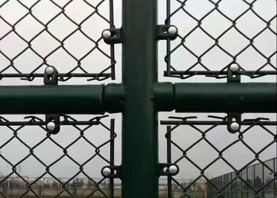 Hot Dip Galvanized Green Chain Link Rào 1,5m 2,0m chiều cao