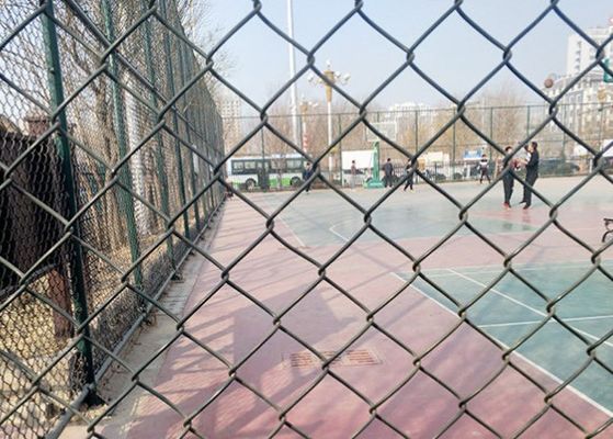 Hot Dip Galvanized Green Chain Link Rào 1,5m 2,0m chiều cao