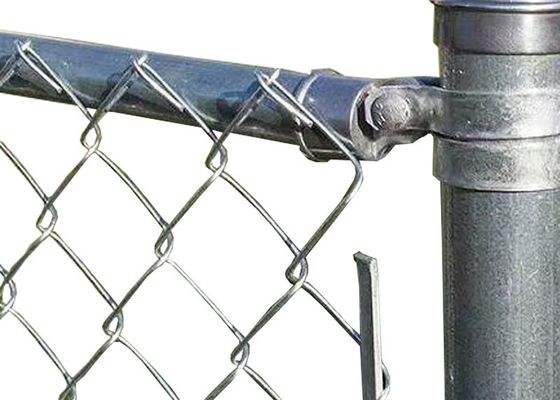 Hàng rào lưới xích bọc PVC, thép mạ kẽm 10 Gauge, lưới an ninh
