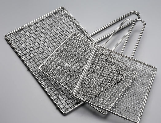 Lưới thép không gỉ BBQ dạng sóng 304 316 430, đạt chuẩn thực phẩm