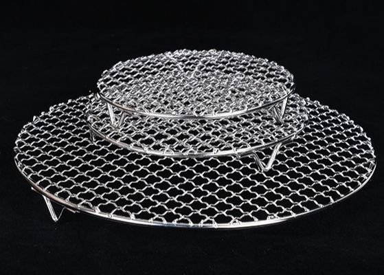 Lưới thép không gỉ 304 cho vỉ nướng BBQ 450x600mm, đạt chuẩn thực phẩm