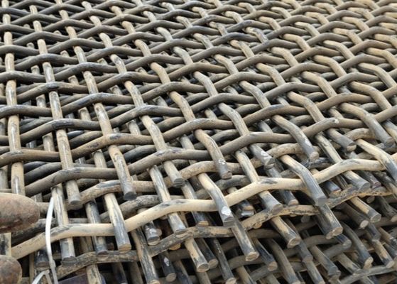 Lưới thép không gỉ 304 khóa uốn cho sàng khai thác