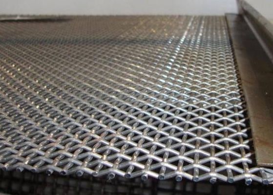 Lưới thép không gỉ 304 khóa uốn cho sàng khai thác