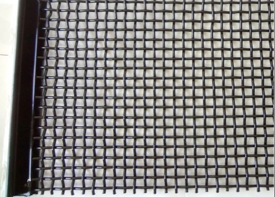 65Mn Thép Carbon Crimped Woven Wire Mesh cho màn hình máy nghiền