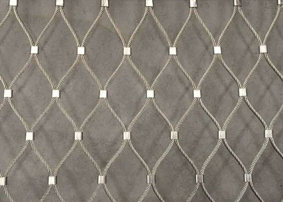 Lưới dây cáp thép không gỉ 316L 2x2 3x3 Dệt thủ công