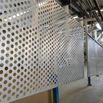Thép carbon galvanized tấm kim loại lỗ 1000x2000mm lỗ tròn