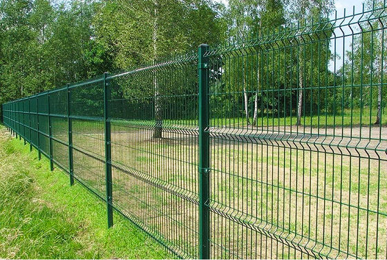 Tấm lưới thép hàn bọc PVC 4mm màu xanh lá cây 6ft mạ kẽm