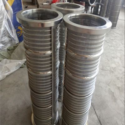 Bộ lọc màn hình dây nêm 300mm của Johnson Lưới thép không gỉ 304 Độ bền cao