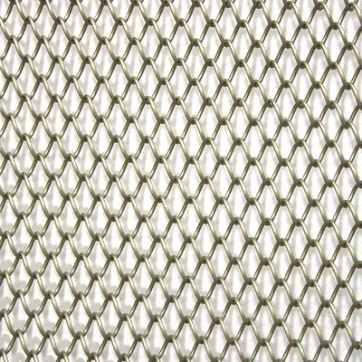 Nhôm trang trí 1.8mm Lưới kim loại kiến ​​trúc Chuỗi liên kết rèm cuộn Drapery
