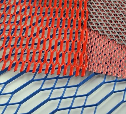 PVDF Tường ngoại thất Nhôm trang trí Kim loại mở rộng Tùy chỉnh