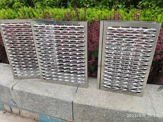 Diamond Hole Floor Grating Grip Strut Grating Nhôm 3003 Kim loại