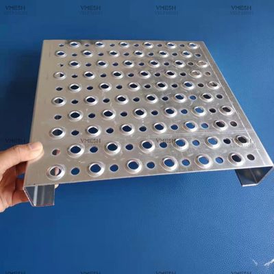Tấm sàn kim loại lối đi Grip An toàn Strut Grating Chống trượt Chiều dài 2-5m