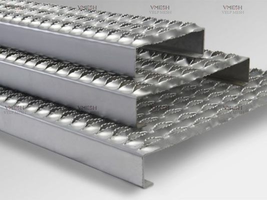 Anti Slip 5 Diamond Walkway Grip Strut Lưới an toàn đục lỗ