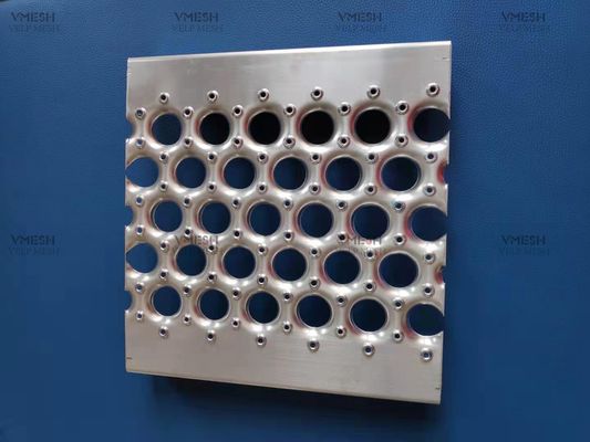 Round Hole Walkway Grip Span An toàn Grating 450mm Chống mài mòn