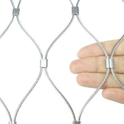Lưới dây cáp thép không gỉ cường độ cao cho lưới vườn thú Aviary