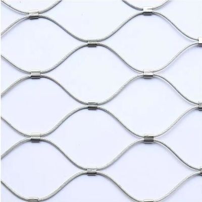Hộp chim 30x30mm 304/316 Stainless Steel dây thừng dây lưới trong bảo vệ động vật