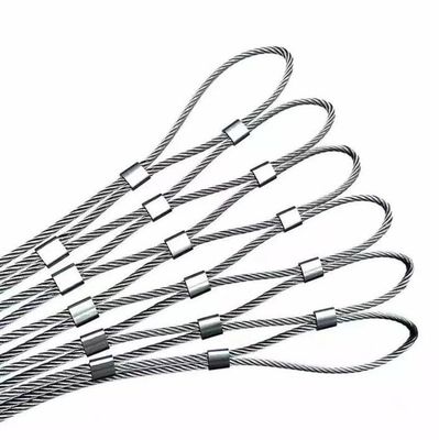 Cáp Inox Ferrule linh hoạt Dây thép không gỉ Lưới SS 304 316