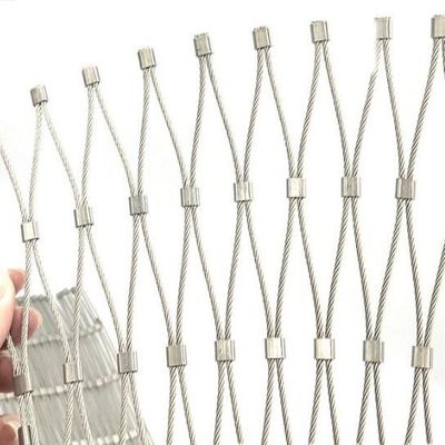 Thép không gỉ lưới dây thừng SS304/316 cho hàng rào an toàn vườn thú