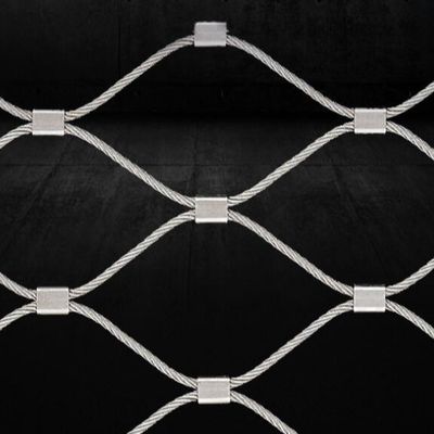 304 316 Stainless Steel Wire Rope Mesh 7x7 cho hàng rào bảo vệ