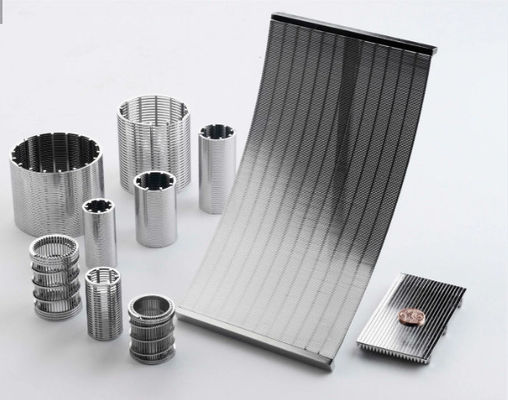 Tùy chỉnh Johnson Wedge Wire màn hình hình hình V bọc ống lọc khe