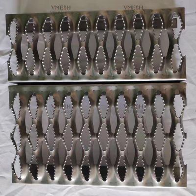 Diamond lỗ nắm tay đeo an toàn Grating tấm nhôm