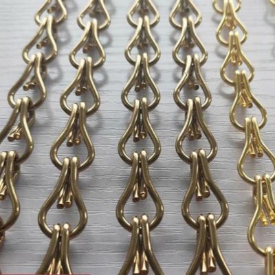 Rèm liên kết chuỗi nhôm được sử dụng cho màn hình bay chuỗi trang trí