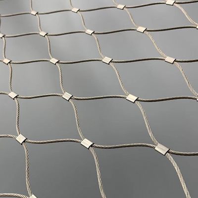 Lưới dây cáp thép không gỉ chống gỉ cho hàng rào an toàn bao vây