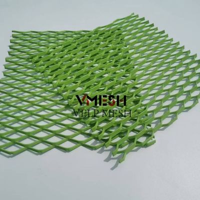 Hexagon lỗ mở rộng bức tường rèm kim loại lưới mặt tiền trang trí mặt tiền trang trí