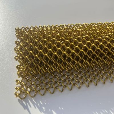 Metal Coil Drapery Metal Mesh Curtain Mesh For Space Partition Room Divider (Mạng lưới kim loại để phân vùng không gian)
