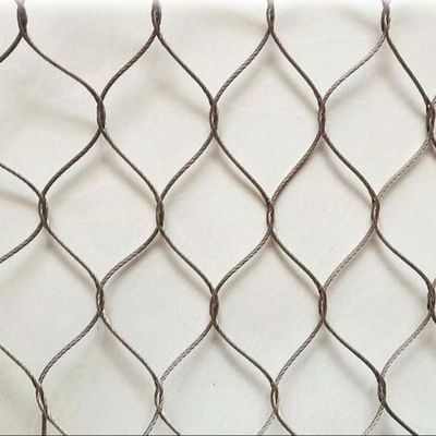 Wire Rope Mesh Kiến trúc cho Tấm Lưới Lan Can, Tấm Ốp Mặt Dựng
