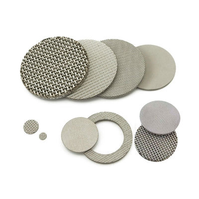 100 micron thiêu kết kim loại 316 Bộ lọc bộ lọc bằng thép không gỉ bộ lọc đa lớp