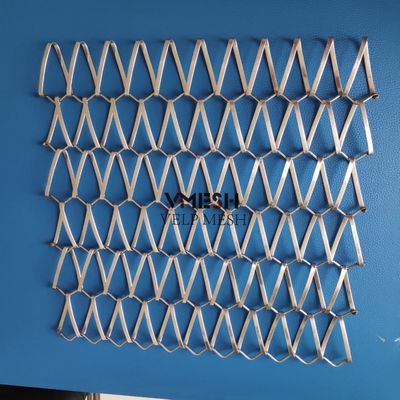 PVDF thép không gỉ trang trí Crimped Woven Mesh cho thiết kế nội thất
