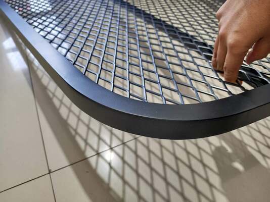 Lưới kim loại mở rộng mạ kẽm sơn tĩnh điện tùy chỉnh cho nắp giếng cửa sổ