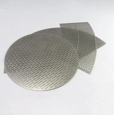 0.4mm 0.5mm khẩu độ thiết kế hình dạng tùy chỉnh Etching Mesh Filter Disc cho xử lý nước
