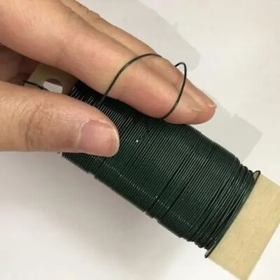 22 Gauge Iron Soft Craft Florist Wire Màu xanh lá cây để cắm hoa