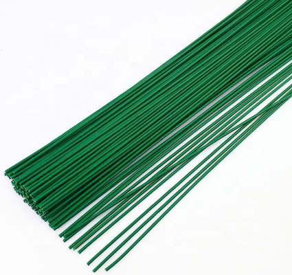 Sơn màu xanh lá cây cắt sắt thủ công dây hoa 40cm 22 Gauge cho cây hoa