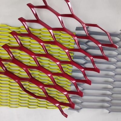 1.22x2.44m Lớp kim loại mở rộng nhôm để trang trí tòa nhà