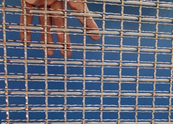 Lưới kim loại kiến ​​trúc bằng đồng thau dệt tay 1.8mm Tấm lưới kim loại dây 2.0mm