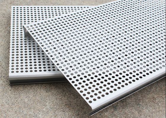 Ngói trần kim loại đục lỗ bằng nhôm 3003H24 PVC tráng