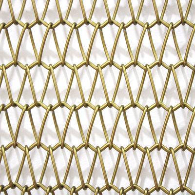 Stainless Steel Metal Mesh Screen Room Divider trang trí lưới dệt