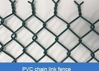 ASTM E2016 Tấm hàng rào chống lốc xoáy trong vườn 6 Ft Hàng rào liên kết chuỗi phủ Vinyl
