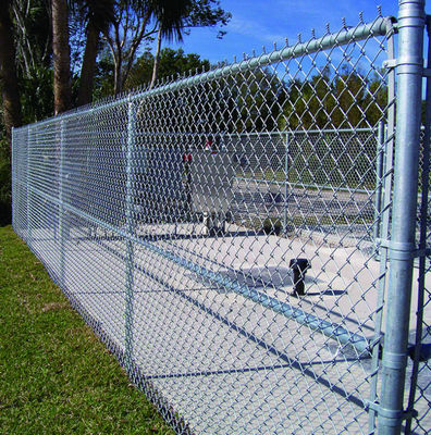 Hot Dip Galvanized Chain Link hàng rào 6ft 8ft 30m 50m Roll