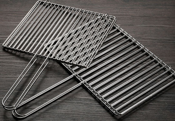 Gấp Bằng chứng gỉ Bbq Rổ nướng bằng thép không gỉ Lưới Bbq Lưới cho cá