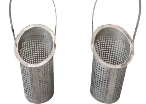 Lưới lọc OEM ODM SS Ống lọc đục lỗ tròn 20mm có tay cầm