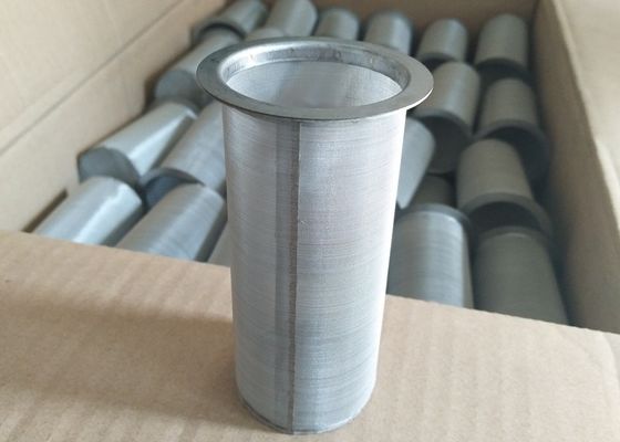 Xi lanh Plain Twill SS Bộ lọc Lưới lọc 5 Micron Lưới thép không gỉ