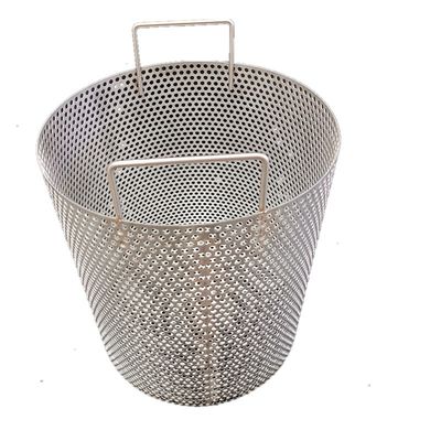 Ống lọc bằng thép không gỉ hình trụ đục lỗ có tay cầm