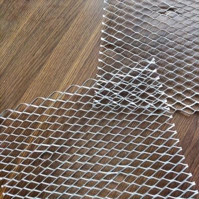Mạ kẽm tự lót vữa Trát tường kim cương Lưới kim loại mở rộng